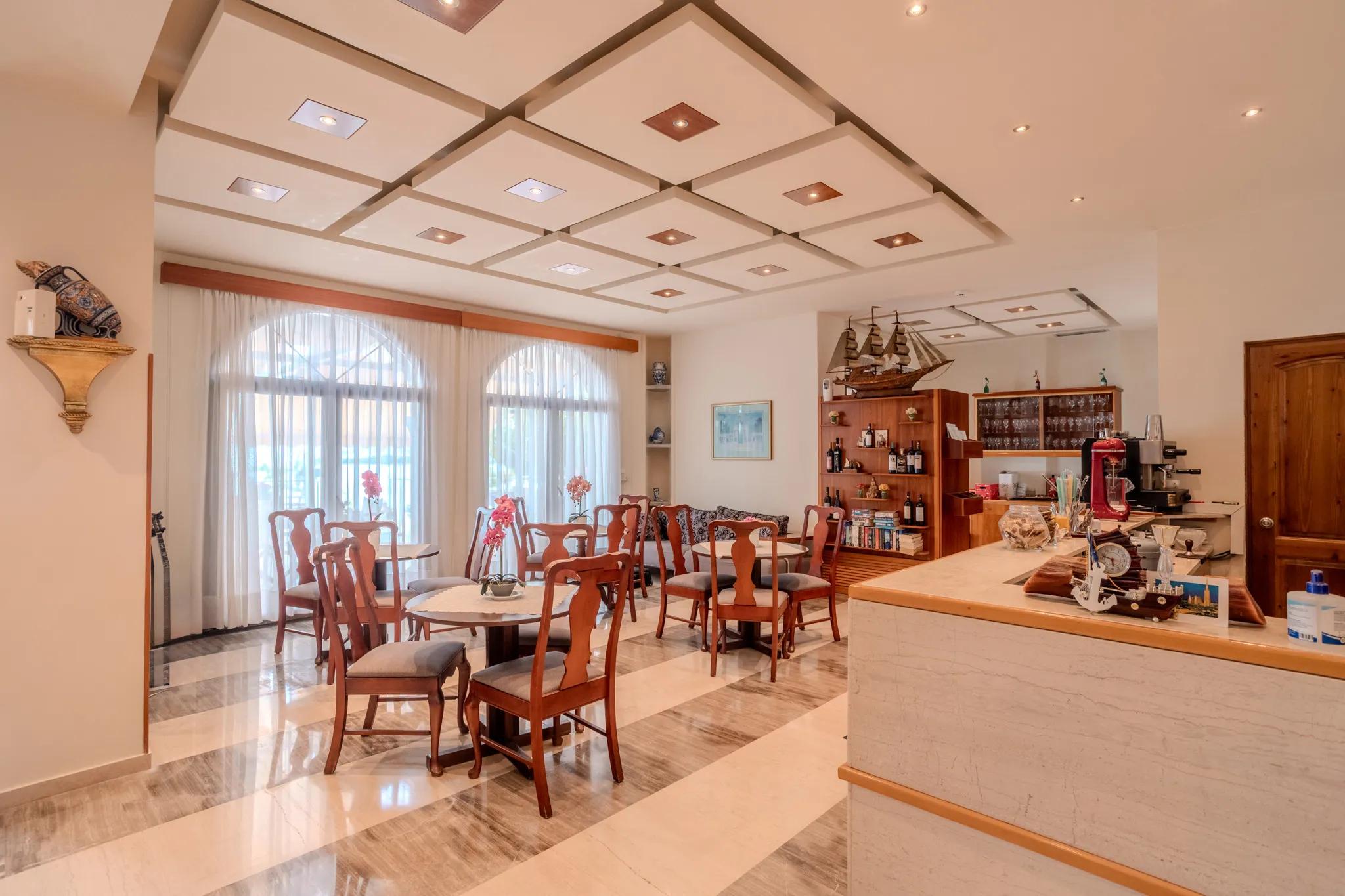 Reception and bar